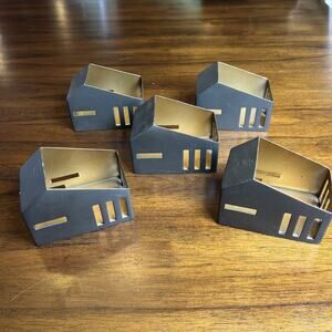 Crate and Barrel CB2 Prefab Tealight Holder Set Of Five Metal Modern Urban House